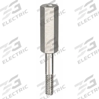 APPROVED VENDOR Standoff: Male x Female, 1 1/2 in Lg, Hex, Aluminum, Plain, 1/4 in Hex Wd - Aluminum Male x Female Standoffs