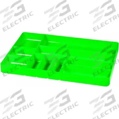 ERNST MANUFACTURING Compartment Tray for Drawer: Green, 11 in Overall Wd, 16 in Overall Lg (MPN 5018). Key specifications — Brand: ERNST MANUFACTURING; Color: Green; Product Type: Tool Tray.