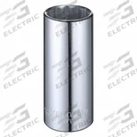 WESTWARD Socket: SAE, 1/2 in Drive Size, 1 1/16 in Socket Size, 12-Point, Deep, Chrome, Socket (MPN 53YV34). Key specifications — attr1204417: WESTWARD; attr1204392: Chrome.