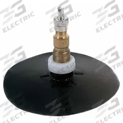HALTEC Tractor Grader Tube: Tractor and Grader Tube Valve Assembly, Clamp-In, 180° Valve Stem Angle (MPN TV-218R). Key specifications — Valve Type: Clamp-In; Thread Size: 0.305-32; Valve Shape: Straight; Color: Black; Product Type: Tractor and Grader Tube Valve Assembly; Compatible Vehicle Type: Tractors; Material: Rubber; Brand: HALTEC.