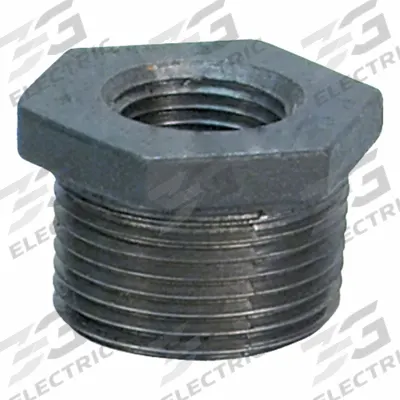 USA INDUSTRIALS Metal Pipe Straight: 3/8 in x 1/4 in, Threaded x Threaded, Class 150, 150 psi - Low-Pressure Threaded Pipe Fittings with Thread Sealant