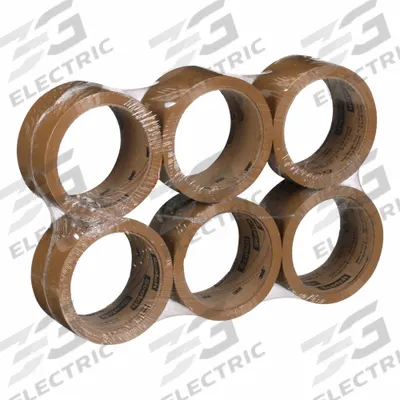 SCOTCH Carton Sealing Tape: 1.8 mil Tape Thick, 2 in x 55 yd, 371 - Light-Duty Hot Melt Tape
