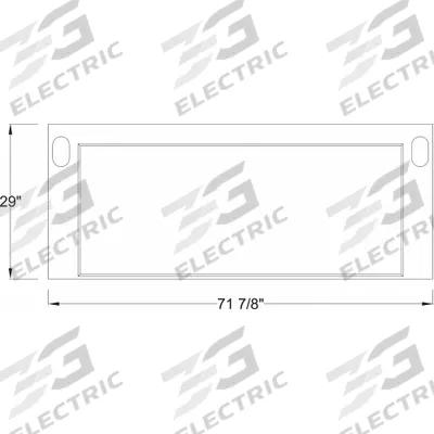 INSTOCK Work Surface: 6 ft Overall Wd, 29 in Overall Lg, 1 1/4 in Thick - Fume Hood Work Surfaces