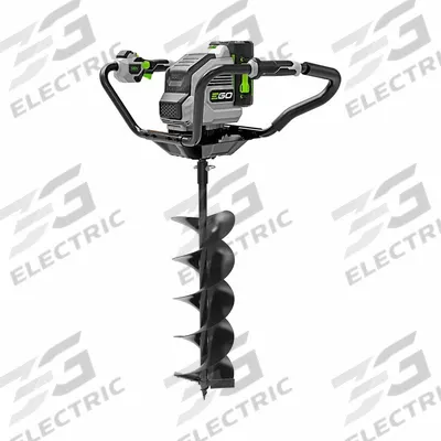 EGO Power Earth Auger: Cordless, Tool Only, 8 in Max Drilling Capacity, 210 RPM Max Speed - Battery-Powered Earth Augers