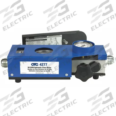OTC Hydraulic Flow Meter: Hydraulic Flow Meter, 2 to 54 gpm Capacity, 1/2 in Size - Hydraulic Flow Meters