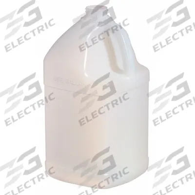 APPROVED VENDOR Jug: 3.84 L, 1 gal, HDPE, 283 mm x 142 mm x 283 mm, Screw On Cap, Colorless - Shouldered Neck Jugs & Carboys