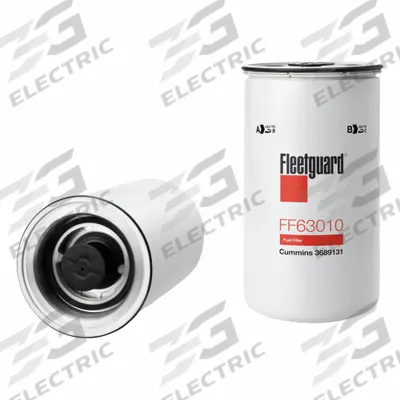FLEETGUARD Fuel Filter: Spin-On, 9 1/8 in Overall Lg, 4 13/16 in Outside Dia - Spin-On Fuel Filters