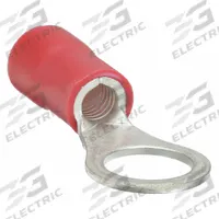 GRAINGER Ring Terminal: Red, Vinyl Insulation, 3/8 in Stud Size, 8 AWG to 8 AWG Wire Sizes, 600 V (MPN 5WHA6). Key specifications — attr1308027: GRAINGER.