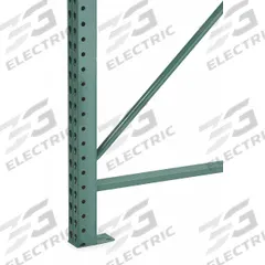 STEEL KING Upright Frame: Teardrop, 16 ft Overall Ht, 42 in x 3 in, Green, Steel (MPN RTFBG042192F01VG). Key specifications — Color: Green; Brand: STEEL KING.