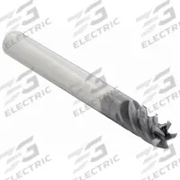WIDIA HANITA Square End Mill: Carbide, AlTiN Coated, 5 Flute, 3/16" Mill Dia, 9/16" LOC, 2" OAL (MPN 5V0E05000ST)