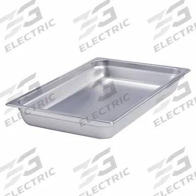CRESTWARE Steam Table Inset Pan: Fourth Size, 24 ga Gauge, NSF Certified - Steam Table Pans
