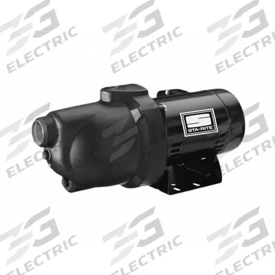 STA-RITE Shallow Well Jet Pump: 1/2 hp HP, Single Phase, 115/230V AC, 6.4 gpm, 10 ft Head - Shallow-Well Jet Pumps