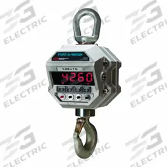 MSI Crane Scale: 5,000 lb Wt Capacity - Imperial, +/-0.1% Accuracy, 1 lb, NTEP CC 19-122, Digital (MPN MSI-4260-5000). Key specifications — Readability: 1 lb; Standards: NTEP CC 19-122; Indicator Attachment: Wireless Remote; Includes: Battery Charger; Housing Material: Aluminum; Manufacturer Part Number: MSI-4260-5000; Brand: MSI; Weighing Units: lb/kg.