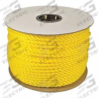 APPROVED VENDOR General Purpose Utility Rope: Twisted, 3/8 in Dia, 430 lb Working Load Limit, Yellow (MPN 350120-YEL-01200-R0303). Key specifications — Brand: APPROVED VENDOR; Rope Type: Dynamic.