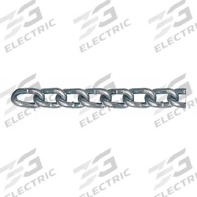 PEERLESS Twist Chain: Carbon Steel, 670 lb Working Load Limit, Twist, 7/8 in Link Inside Lg - Compact Welded Twist-Link Chains