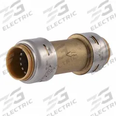 SHARKBITE MAX Check Valve: Piston, Inline Valve Body, 3/4 in Pipe Size, Push x Push, Brass, Push (MPN UR2016). Key specifications — Brand: SHARKBITE MAX.