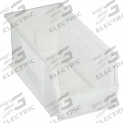 QUANTUM STORAGE SYSTEMS Hang and Stack Bin: 5 1/2 in x 10 7/8 in x 5 in, Clear, 30 lb Load Capacity (MPN QUS230CL). Key specifications — Electrostatic Discharge: Not Electrostatic Discharge Conductive; Brand: QUANTUM STORAGE SYSTEMS; % Recycled Content: 0%.