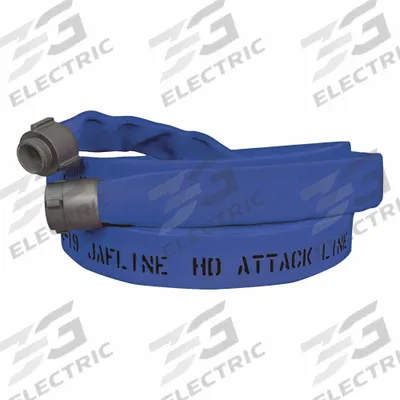 JAFLINE HD Fire Hose: Double Jacket, 2 1/2 in Hose Inside Dia, 25 ft Hose Lg - Attack Fire Hoses