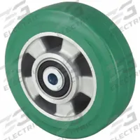 APPROVED VENDOR Caster Wheel: 6 in Wheel Dia., 2 in Wheel Wd, Rubber, 660 lb Load Rating, Aluminum (MPN 5VF33). Key specifications — Wheel Core Material: Aluminum; Wheel/Tread Color: Green; Brand: APPROVED VENDOR.