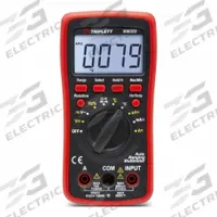 TRIPLETT Digital Multimeter: TRMS, CAT III 600V, 600 V Max AC Volt Measurement, Compact Multimeter (MPN MM350). Key specifications — Instrument Counts: 4,000; Brand: TRIPLETT; Calibration Certificate Included: Not Included.