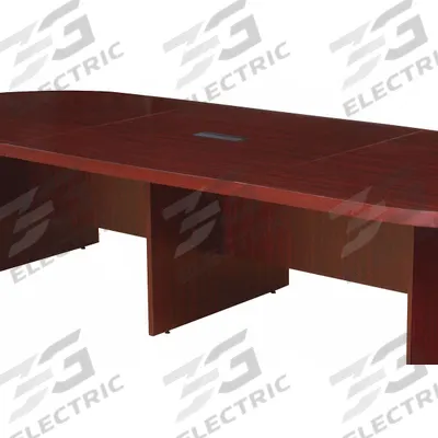 REGENCY Conference Table Extension: Racetrack Oval, Laminate, Mahogany, 48 in Overall Lg - Oval Conference Tables