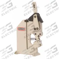 BAILEIGH INDUSTRIAL Hole Punch: Manual, 9 ga Capacity (Steel), 6 1/4 in Throat Dp, Adj Dp Stop (MPN HP-160). Key specifications — attr67947: 9/16 in Round Punch and Die; attr67935: BAILEIGH INDUSTRIAL; attr67940: Yes; attr67948: (9) Sets of Punches and Dies Ranging from 1/8 in to 5/8 in Round.