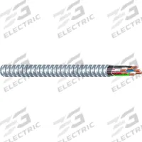 SOUTHWIRE Metal Clad Cable: 12 AWG, 4 Conductors, Copper, 1,000 ft, Aluminum, Std, THHN/THWN (MPN 58082003). Key specifications — Brand: SOUTHWIRE.