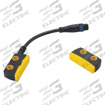 EATON Magnetically Actuated Safety Interlock Switch: RS Series, 2NC, 9.84 ft Cable Lg - AC Safety-Interlock Switches