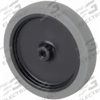 APPROVED VENDOR Caster Wheel: 5 in Wheel Dia., 1 in Wheel Wd, Rubber, 145 lb Load Rating, Gray, Std (MPN IS05Z4105). Key specifications — Wheel Core Material: Polypropylene; Wheel/Tread Color: Gray; Brand: APPROVED VENDOR.