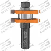 CMT Tongue and Groove Profile Router Bit: Fractional Inch, Carbide Tipped, 1 7/8 in Cutter Dia. (MPN 800.626.11M). Key specifications — attr325197: CMT.