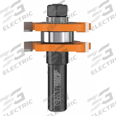 CMT Tongue and Groove Profile Router Bit: Fractional Inch, Carbide Tipped - Tongue-&-Groove Profile Router Bits