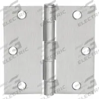 MCKINNEY Butt Hinge: Steel, Full Surface, 1 1/4 in Leaf Wd (MPN 3½x3½ 1400 26D). Key specifications — Bearing Type: Sleeve; Material: Steel.