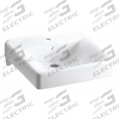 KOHLER Bathroom Sink: Soho®, White, Vitreous China, 20 in Overall Lg, 18 in Overall Wd, Single Hole (MPN K-2084-0). Key specifications — Series: Soho®; Includes: Wall Hanger; Color: White; Brand: KOHLER; Sink Type: Bathroom; Material: Vitreous China; Sink Material: Ceramic.