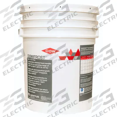 DOWFROST Heat Transfer Fluid: DOWFROST, Food Safe, 30% Concentration, Blue - Food-Grade Propylene Glycol