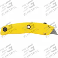 STANLEY Utility Knife: 7 in Overall Lg, Steel Std Tip, Plain, Aluminum, Yellow, Quick-Change (MPN 10-989). Key specifications — attr307837: Quick-Change; attr307830: Steel Standard Tip; attr307833: Yellow; attr307831: Plain; attr307832: Aluminum; attr324891: STANLEY.