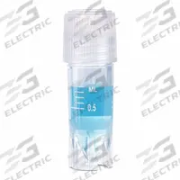 APPROVED VENDOR Cryogenic Vial: Cryogenic, Polypropylene, 1 mL, 12.2 mm Body Dia, Sterile, Colorless (MPN 3032-1). Key specifications — Self-Standing: Self-Standing; Brand: APPROVED VENDOR; Vial Type: Cryogenic; Body Color: Colorless; Includes Closure: Yes; Bottom Shape: Conical; Thread Location: External.