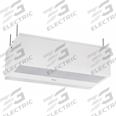 MARS Heated 17"H 72"W 26"D Alumin Air Curtain: For 6 ft Opening Wd, 2,434 cfm - Heated Recess-Mounted Air Curtains