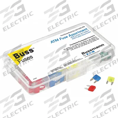 BUSSMANN Fuse Kit: Includes Series ATM, Automotive Fuses - Automotive & Fleet Fuse Kits