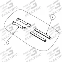 B & P MANUFACTURING Axle Cotter Pin Kit: For 5EPK5, For A12-B10-CA1-D12-NA (MPN 2002-314). Key specifications — For Use With Grainger Item Number: 5EPK5; For Use With Mfr. Model Number: A12-B10-CA1-D12-NA; Fits Brand: B & P Manufacturing; Product Type: Axle Cotter Pin Kit; Brand: B & P MANUFACTURING.