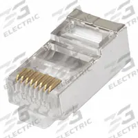 MONOPRICE Modular Plug: Modular Plug RJ45, Stranded, 6 Cable Category, 100pk Pack Size, 100 (MPN 7301). Key specifications — Brand: MONOPRICE; Color: Clear; Compatible Number of Fibers: Simplex; Compatible Wire Solid/Stranded: Stranded; _Pack Size: 100pk.