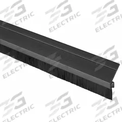 NATIONAL GUARD Door Weatherstripping: Brush Insert, 7 ft Lg, 1 1/4 in Wd, 1 3/16 in Ht (MPN A626DKB-84). Key specifications — Insert Material: Nylon; Flange Material: Aluminum; Brand: NATIONAL GUARD.