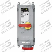 LEVITON Mechanical Interlock: 480V AC, Three Phase, 100 A, 3 Pole, 4 Wire (MPN 4100MI7WLEVS). Key specifications — Brand: LEVITON; Features: LED Status Indicator; Reverse Service: No.
