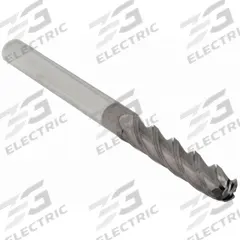 APPROVED VENDOR Ball End Mill: Carbide, TiCN Coated, 4 Flute, 5/32" Mill Dia, 1-1/8" LOC, 3" OAL (MPN 229-001008)