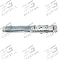 HUSKY RACK & WIRE Floor Anchor: 1/2 in x 1/2 in x 4 3/4 in, Steel, Zinc-Plated, Gray (MPN I33536). Key specifications — Color: Gray; Finish: Zinc-Plated; Brand: HUSKY RACK & WIRE; Material: Steel.