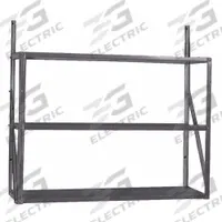 ARROW Shelving Kit: 33 1/4 in x 10 5/8 in x 30 1/4 in, Gray, Steel, 3 Shelves (MPN SS900-B). Key specifications — Compatible Brand and Series: Arrow; Brand: ARROW; Product Type: Three Tier Shelf Kit; Material: Steel; Finish: Galvanized; Includes Mounting Hardware: Yes.