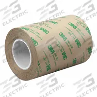 3M Transfer Tape: 12 in Wd, 20 yd Lg, 2.3 mil Thick, Polycoated Kraft Paper, Acrylic, Transparent (MPN 12-20-467MP). Key specifications — Series: 467MP; Bond Type: Repositionable; Liner Material: Polycoated Kraft Paper.