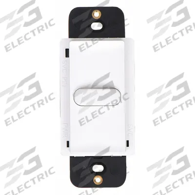 HUBBELL WIRING DEVICE-KELLEMS Low Voltage Wall Switch: 1 Buttons, 24V DC, Hard Wired - Companion Switches