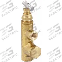 CONRADER Pilot Valve: 3/8 in Inlet Size, 3/8 in Outlet Size, 1/4 in Exhaust Size, Brass (MPN RCL-S-HU-160-175). Key specifications — attr60167: RCL-S-HU-160-175; attr60170: CONRADER; attr60175: Yes; attr60179: Brass.