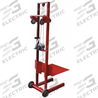 Dayton Platform Lift Truck: 500 lb, 3 1/4 in to 58 in, Steel, 20 in L x 20 in W Platform - Portable Platform Lift Trucks