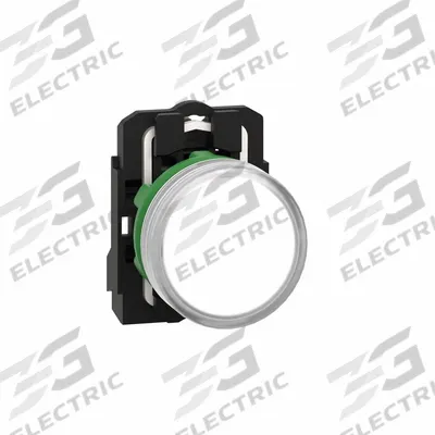 SCHNEIDER Pilot Light: 22 mm Panel Mounting Size, White, LED - LED Pilot-Lights